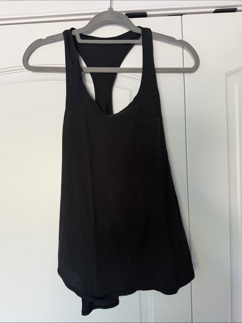 lululemon athletica Black Racerback Tank with Pocket